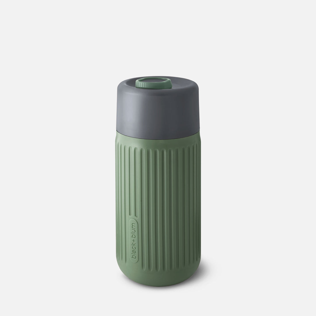 Black+Blum Glass Travel Cup, 340ml, Olive