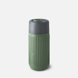 Black+Blum Glass Travel Cup, 340ml, Olive