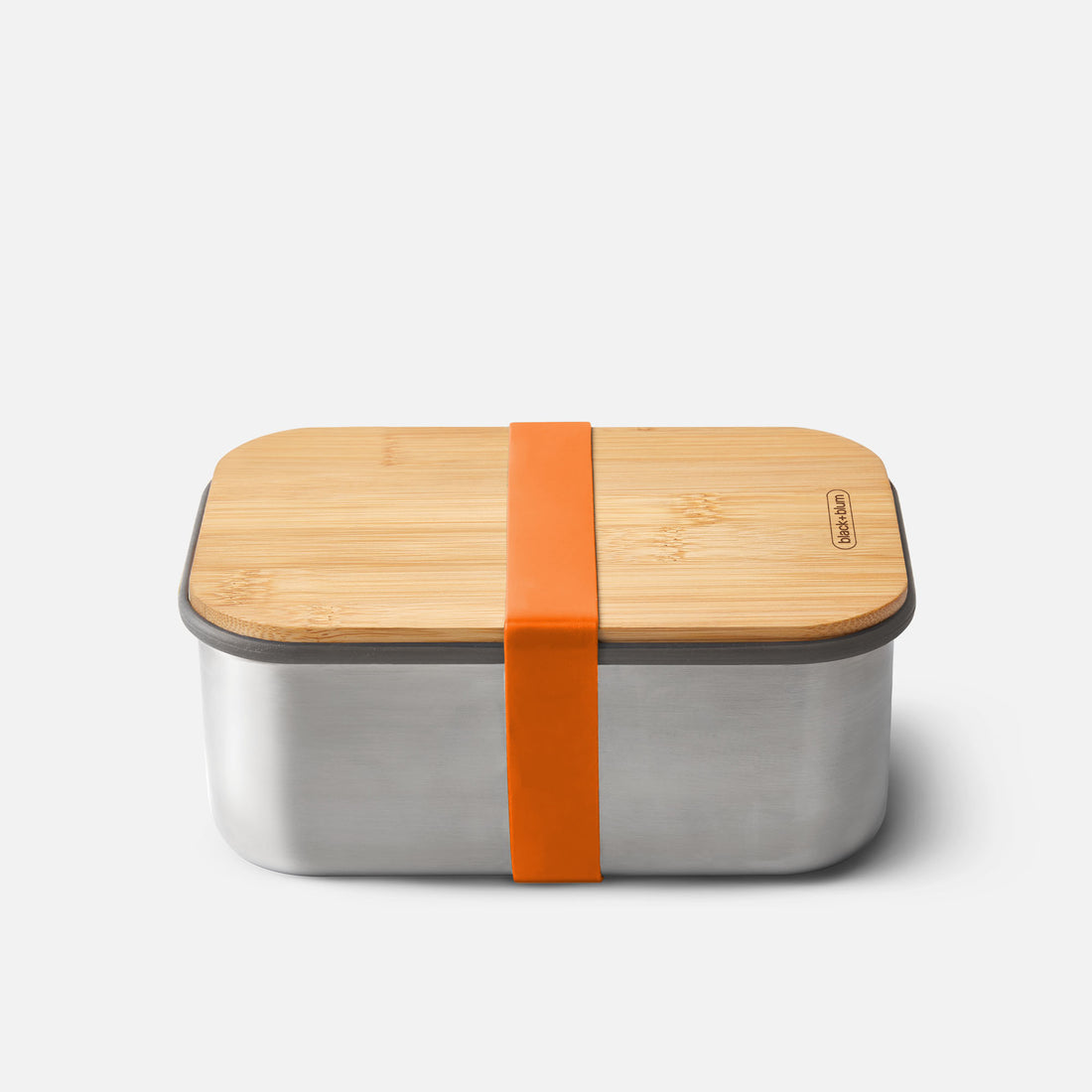 Black Blum Stainless Steel Sandwich Box Large, Orange