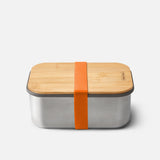 Black Blum Stainless Steel Sandwich Box Large, Orange