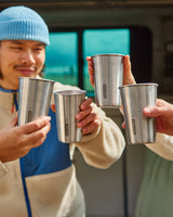 Black+Blum Stainless Steel Cup Set, Pack of 4 × 500 ml