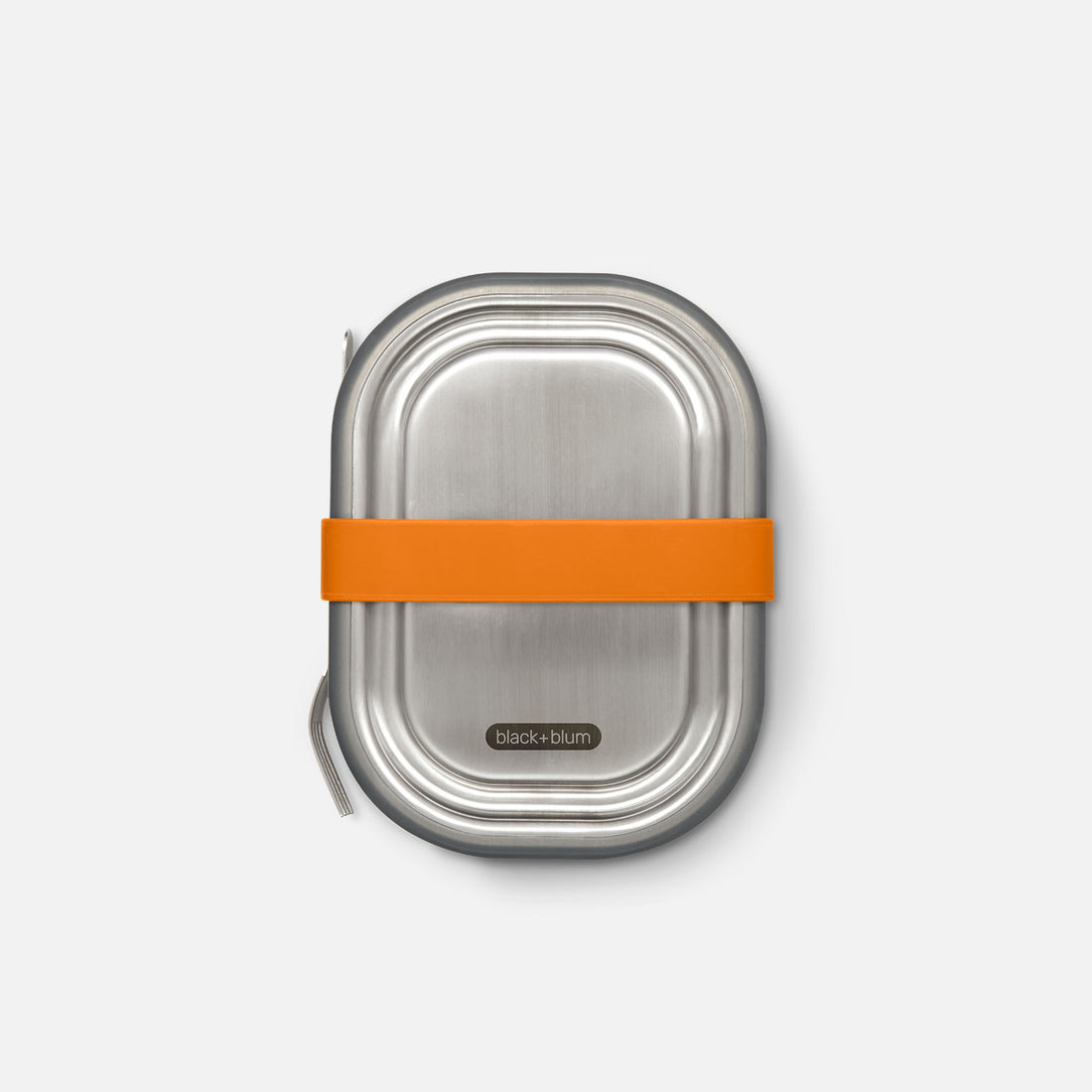 Black+Blum Stainless Steel Lunch Box Small, Orange, 600ml