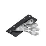 Black+Blum Stainless Steel Spork Set with Case, Pack of 4