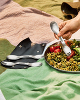 Black+Blum Stainless Steel Spork Set with Case, Pack of 4