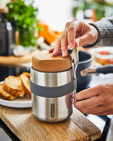 Black+Blum Vacuum Insulated Stainless Steel Thermo Pot, Black, 550ml