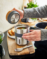 Black+Blum Vacuum Insulated Stainless Steel Thermo Pot, Black, 550ml