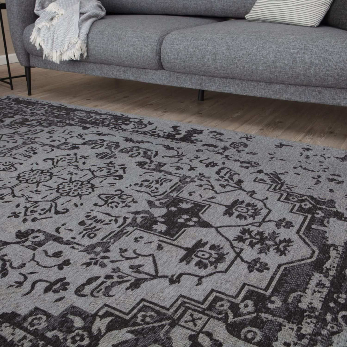 The Rugs Washable Rug Carina Grey | 6963