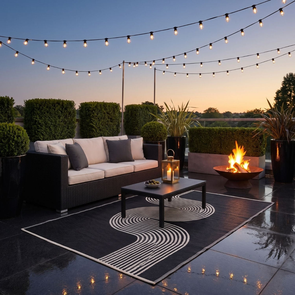 Urban Outdoor Rug Terra Beige 1010 by The Rugs
