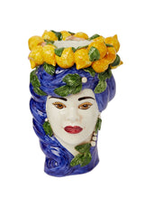 Casa by Josephine Jenno Blu Lemon Bust Statue