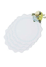 Casa by Josephine Jenno Blue Garland Placemats - Set of 4
