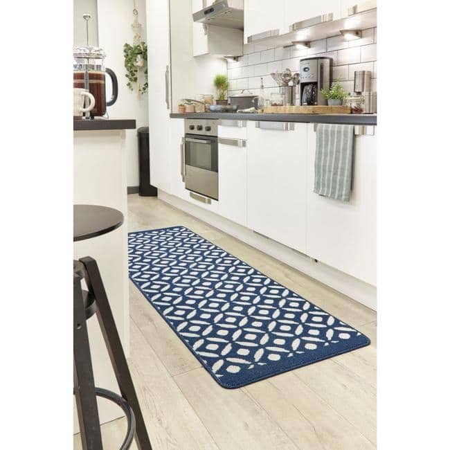 Washable Mat & Runners Geometric Design by The Rugs