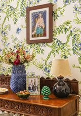 Casa by Josephine Jenno Blue Pineapple Stoneware Vase