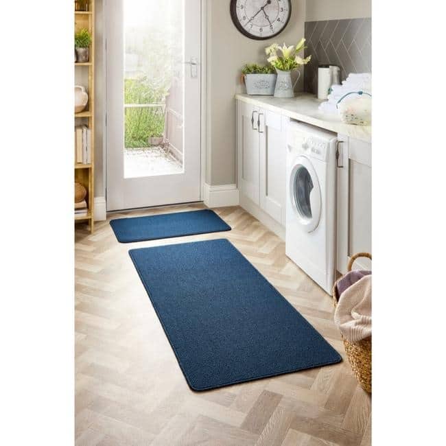 Washable Mat & Runners Plain Design by The Rugs
