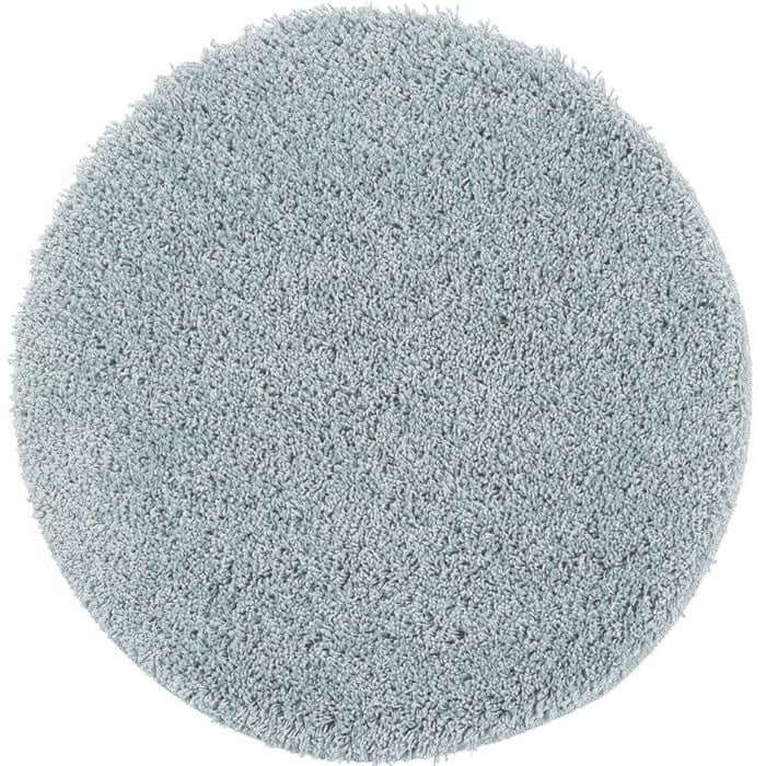 Plush Machine‑Washable Blue Shaggy Floor Rug by The Rugs