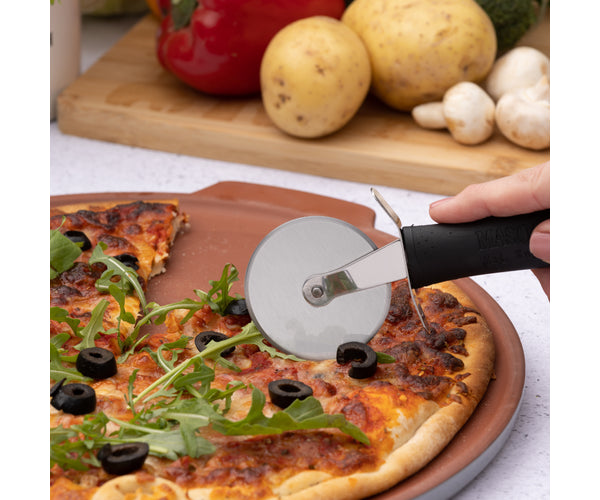 Mason Cash Essentials Stainless Steel Pizza Cutter, Black