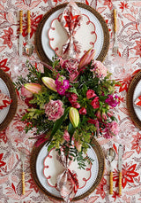 Casa by Josephine Jenno Bossa Nova Red Table Napkin - Set of 4