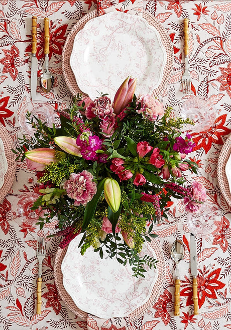 Casa by Josephine Jenno Bossa Nova Tablecloth - Red