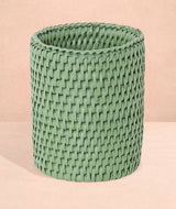 Casa by Josephine Jenno Savannah Rattan Bottle Holder - Green