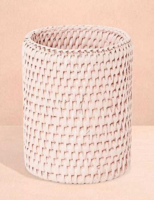 Casa by Josephine Jenno Savannah Rattan Bottle Holder - Pink