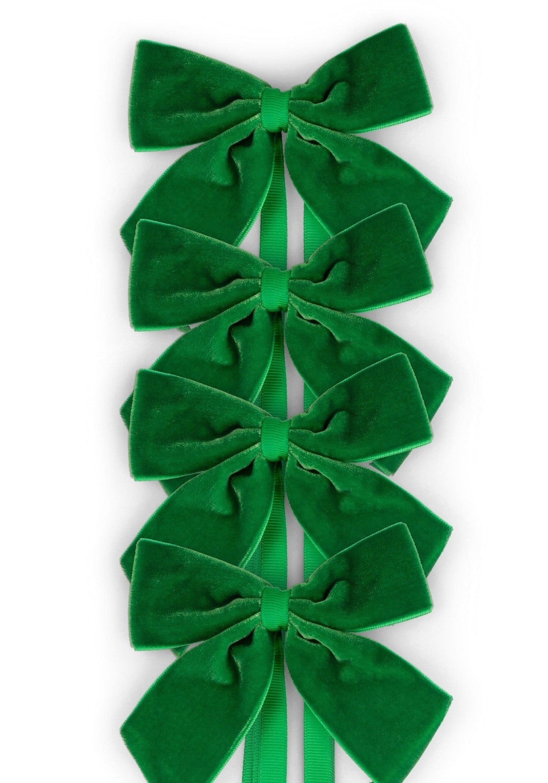 Casa by Josephine Jenno Luxury Forest Green Velvet Bow Collection
