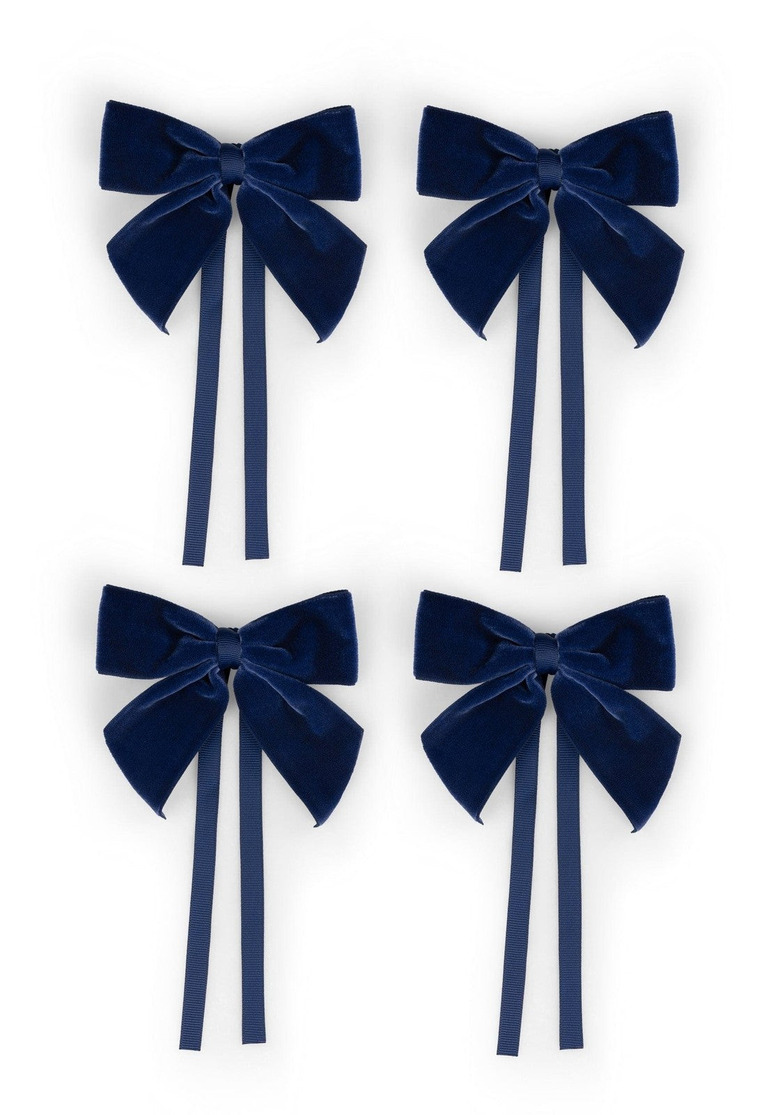 Casa by Josephine Jenno Midnight Navy Velvet Bow Collection