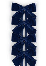 Casa by Josephine Jenno Midnight Navy Velvet Bow Collection