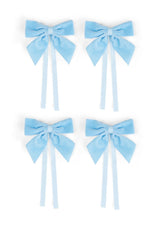 Casa by Josephine Jenno Powder Blue Velvet Bow Collection