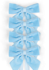 Casa by Josephine Jenno Powder Blue Velvet Bow Collection