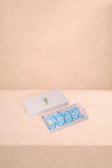 Casa by Josephine Jenno Powder Blue Velvet Bow Collection