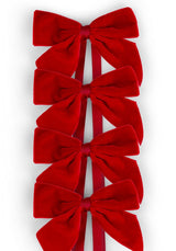 Casa by Josephine Jenno Red Romance Velvet Bow