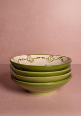 Casa by Josephine Jenno Cara Shell Pasta Bowl - Green