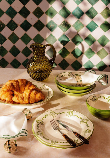 Casa by Josephine Jenno Cara Shell Serving Bowl - Green