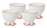 Casa by Josephine Jenno Rosy Red Nibbles Bowl - Set of 4