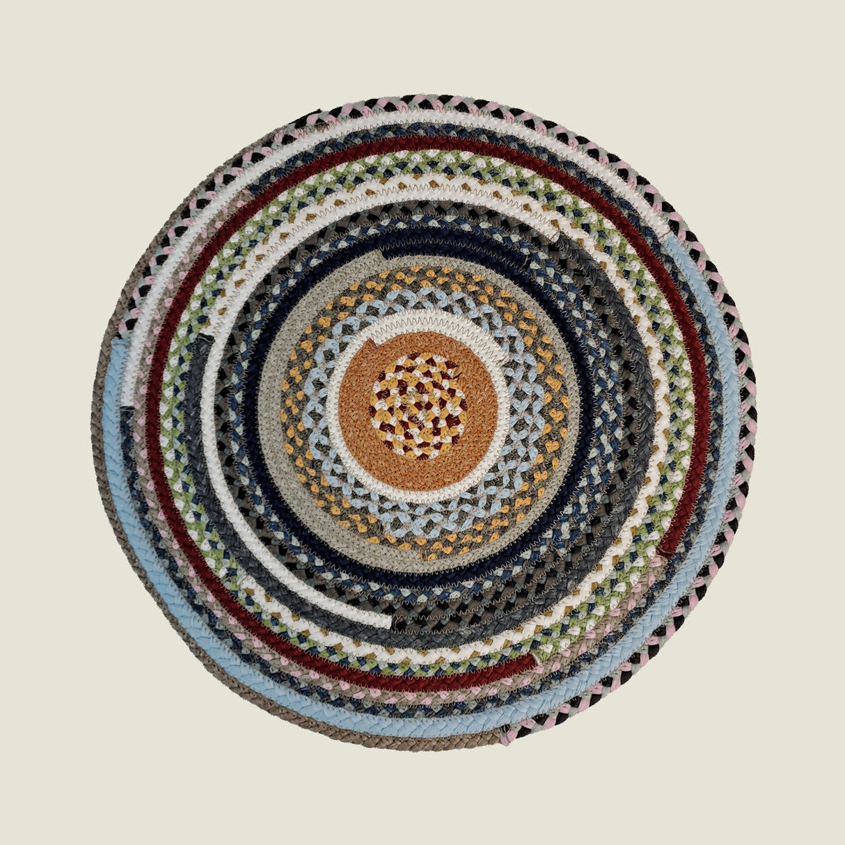 Portuguese Treasures Round Braided Cotton Placemats
