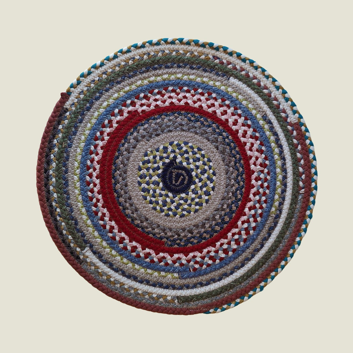 Portuguese Treasures Round Braided Cotton Placemats