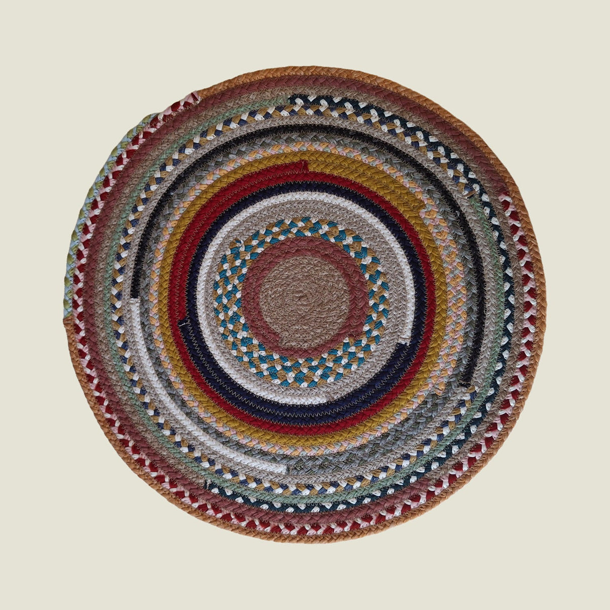 Portuguese Treasures Round Braided Cotton Placemats