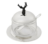 Casa by Josephine Jenno Bridgerton Deer Silver Jar & Spoon