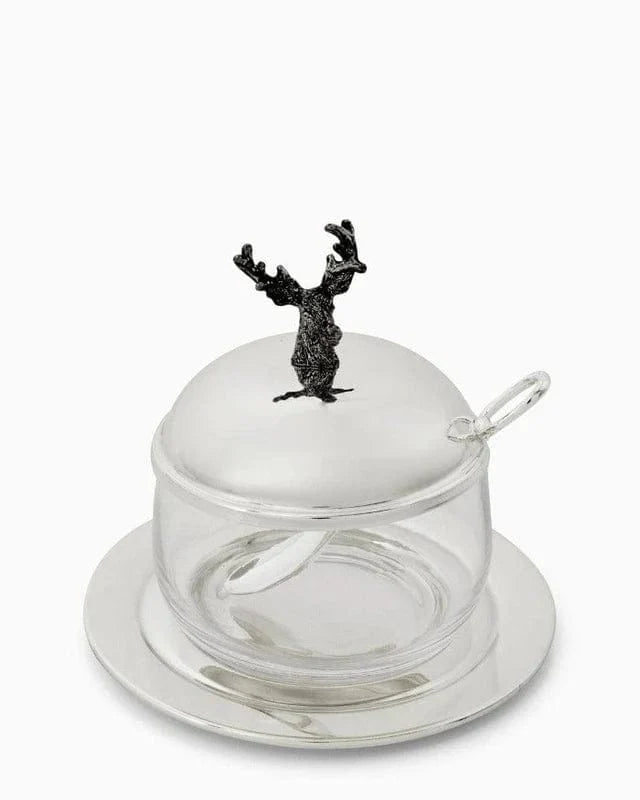 Casa by Josephine Jenno Bridgerton Deer Silver Jar & Spoon