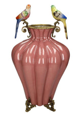 Casa by Josephine Jenno Bridgerton Regency Style Vase with Two Birds Décor
