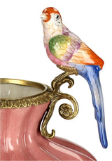 Casa by Josephine Jenno Bridgerton Regency Style Vase with Two Birds Décor