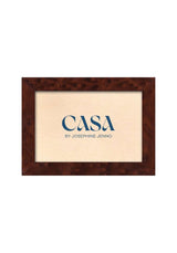 Casa by Josephine Jenno Brown Wooden Photo Frame 6x4