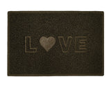 Nicoman Embossed Spaghetti Outdoor Doormat - Brown