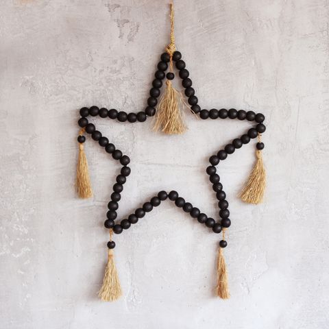 HatiNest Large Bead Star Mobile - 58x38cm