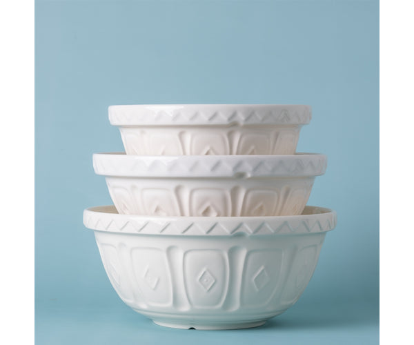 Mason Cash Colour Mix S18 Mixing Bowl, 26cm, Cream