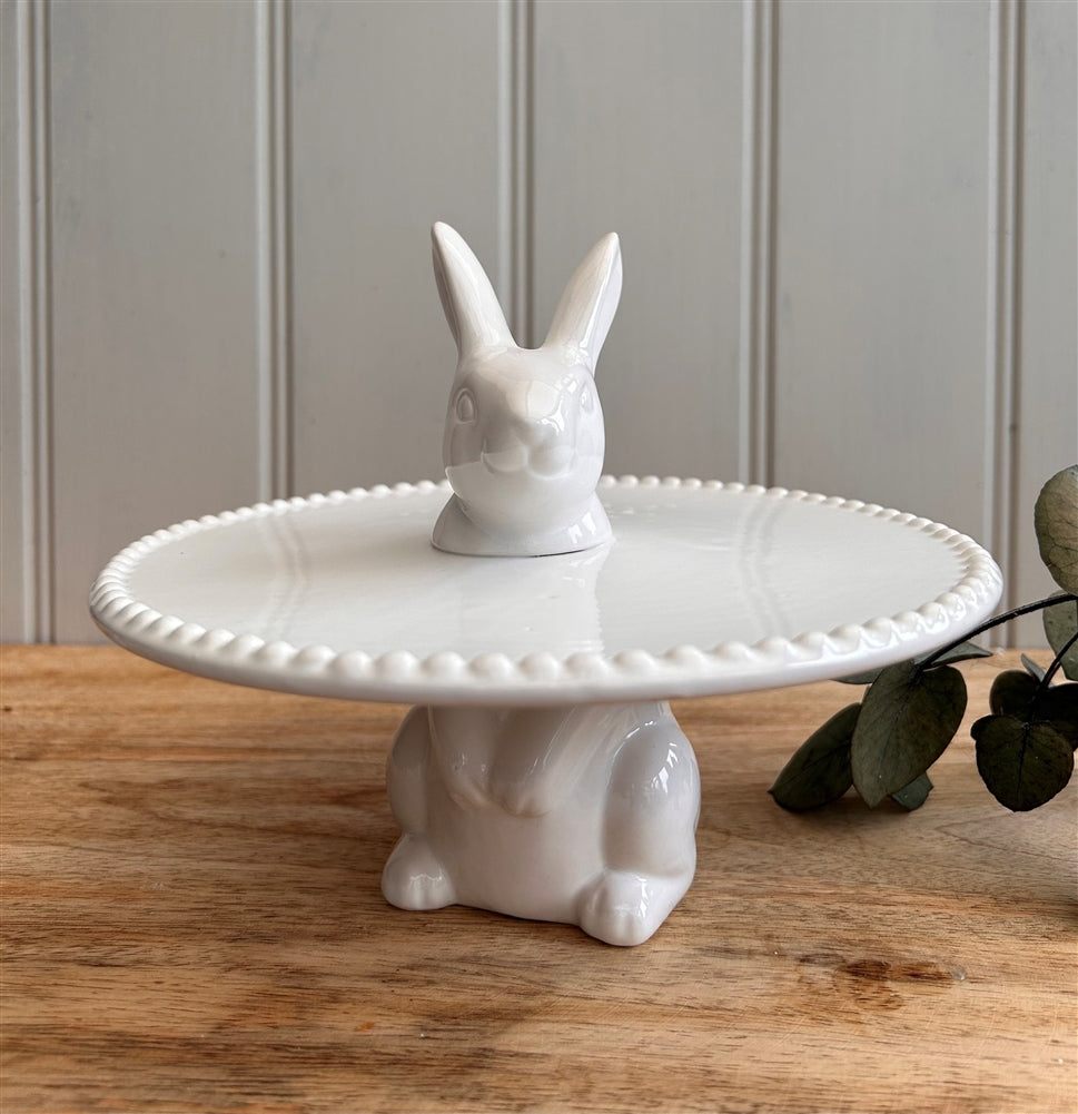 Blush & Bale Rabbit Cake Stand - 20cm x 20cm x 16cm