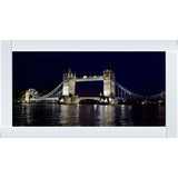 Pagazzi Tower Bridge Liquid Art with Mirrored Frame - 67x117cm