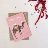 Camel Birthday Cake Card | Katie Hipwell Design