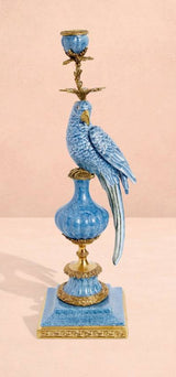 Casa by Josephine Jenno Pretty Polly Parrot Candlestick