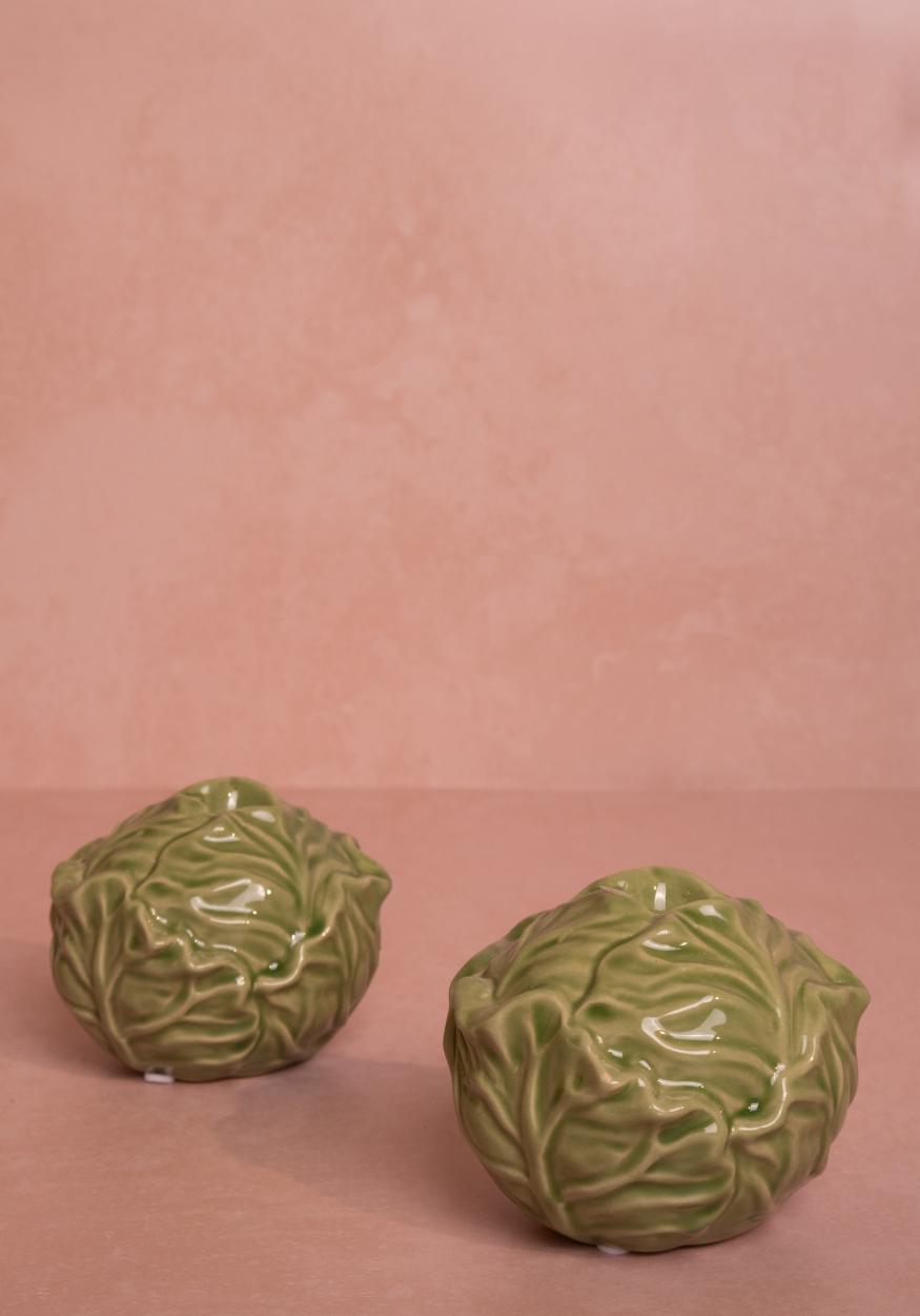 Casa by Josephine Jenno Green Cabbage Candle Holder