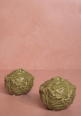 Casa by Josephine Jenno Green Cabbage Candle Holder